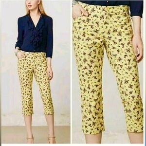 💛 Cartonnier Yellow Floral Pant